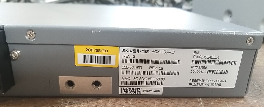 Juniper ACX1100-AC Universal ACCESS Router. *READ⬇️*