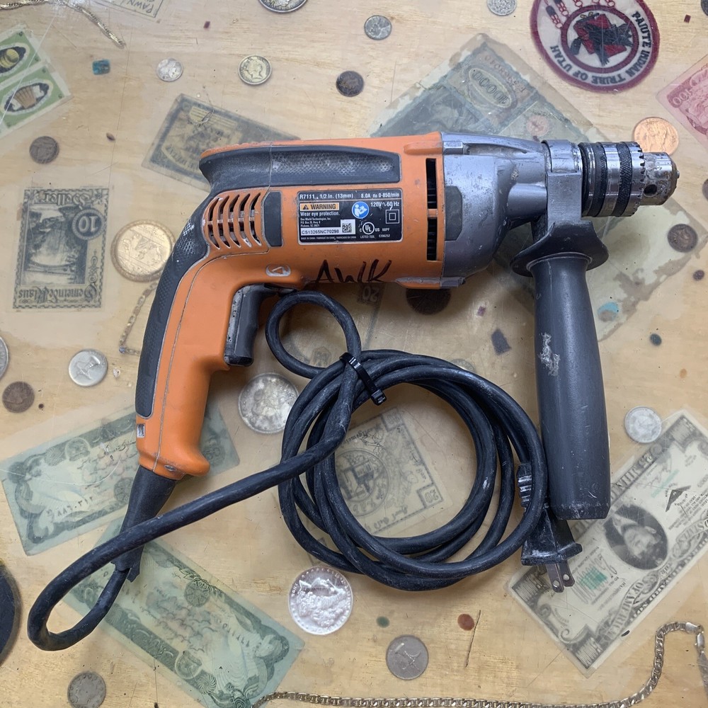 Ridgid R7111 Corded 1/2"in VSR Drill Die-Cast  GR M