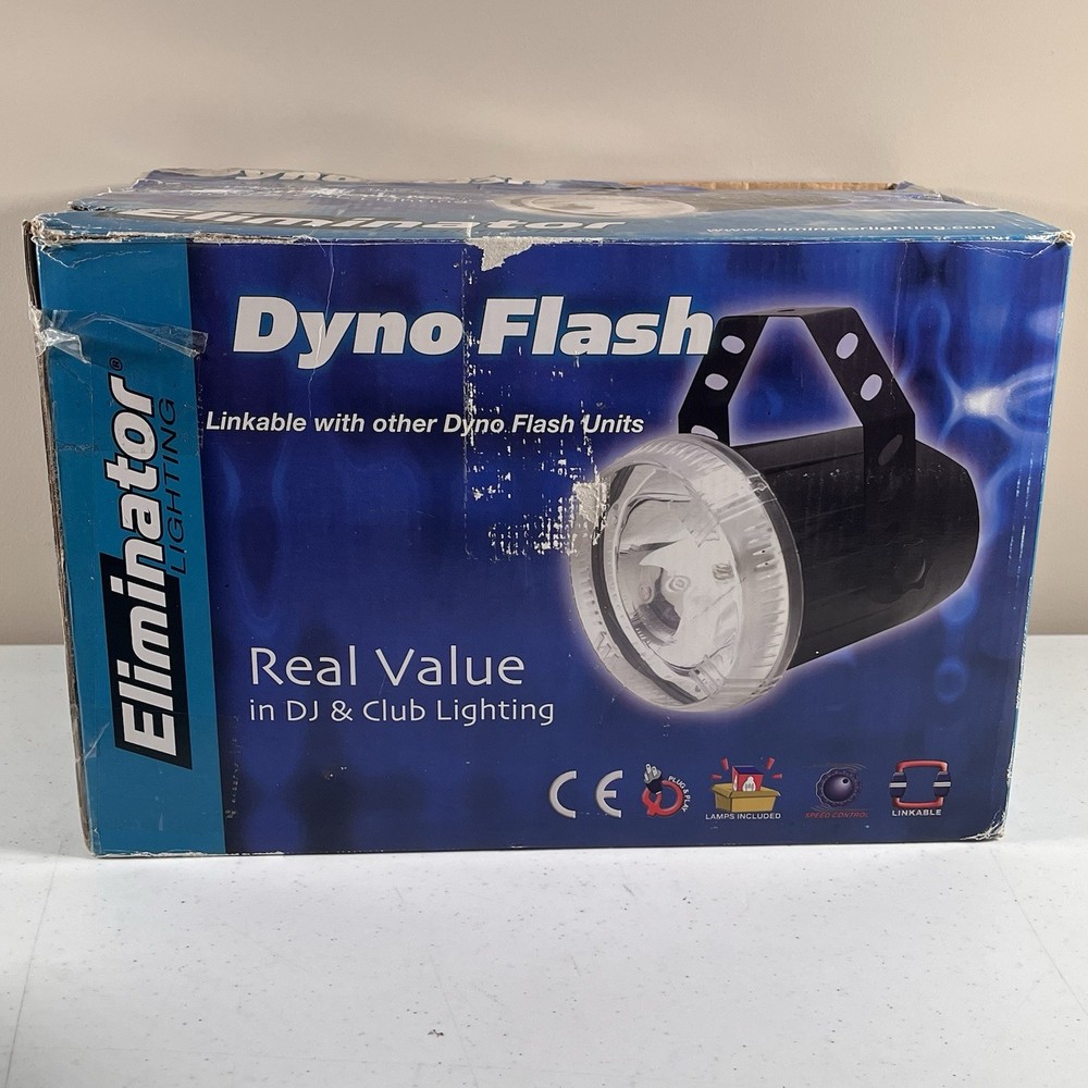 ELIMATOR LIGHTING E 104 VARIABLE FLASH STROBE LIGHT TESTED WORKING