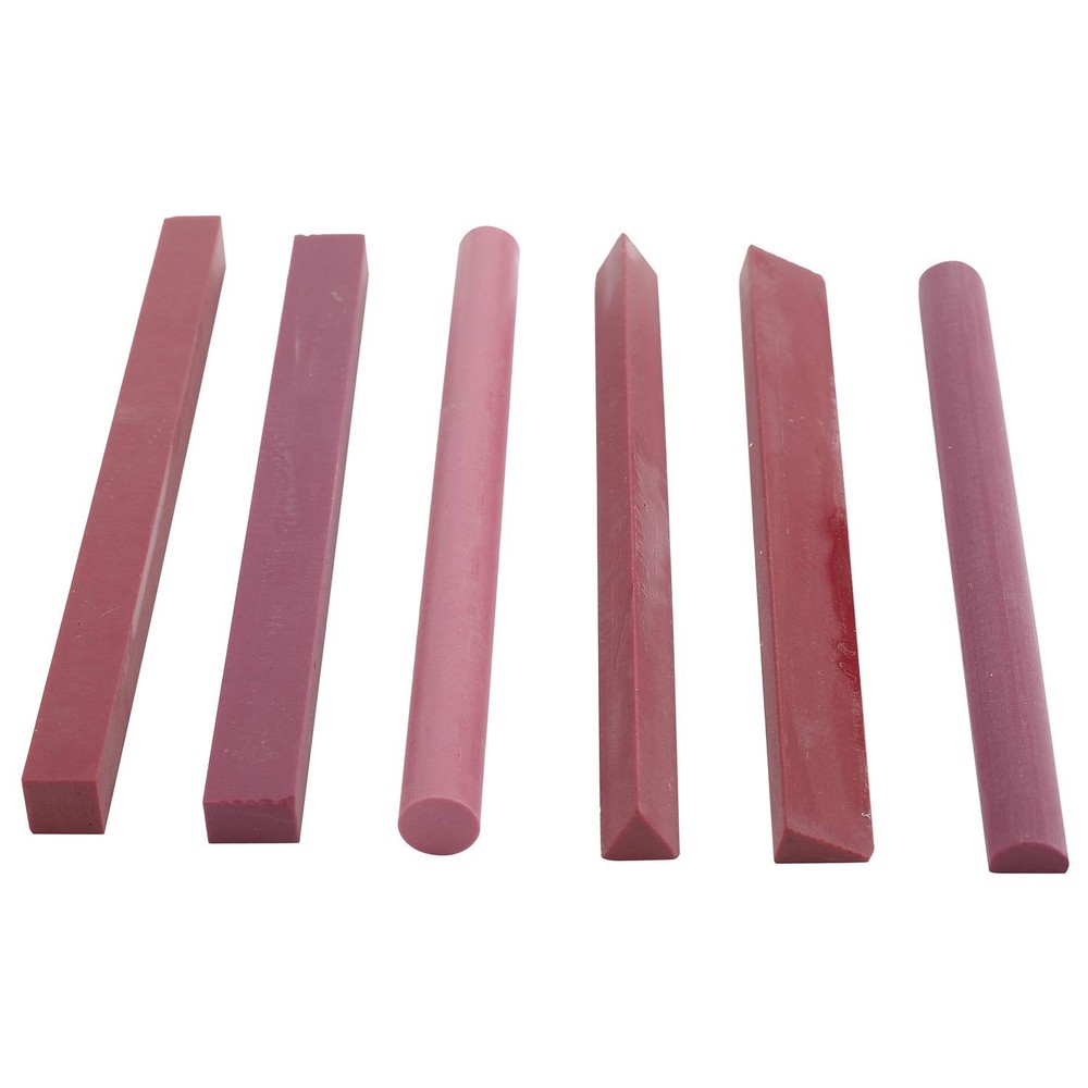 YaeMarine 6pcs 3000# Ruby Stone/Whetstone Sharpening Stone Polishing Stone Se...