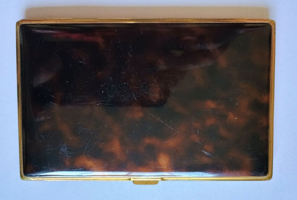 Vintage Ronson Art Deco Dureum Cigarette Case