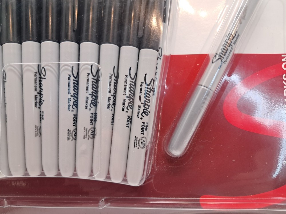 Sharpie Permanent Marker - Black 24+1 Pack