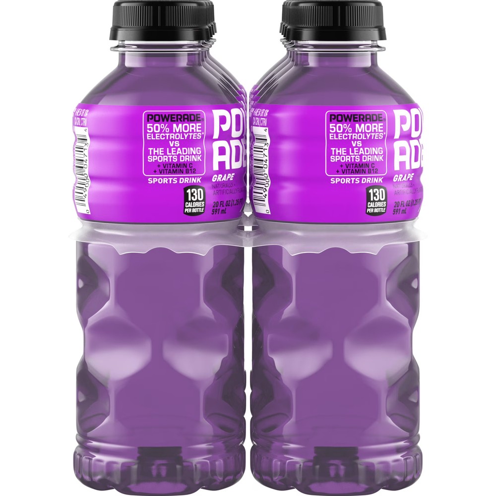 POWERADE Grape Sports Hydration Drink 20 oz 8 Pack