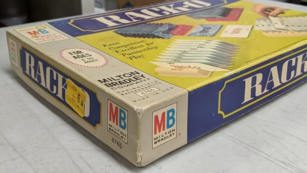 Rack-O 1966 Milton Bradley Complete Vintage Used