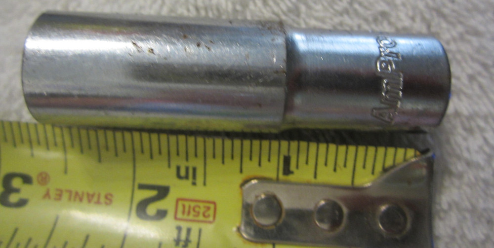 1/2" 12 point deep socket,3/8 drive Ampro chrome vanadium tool