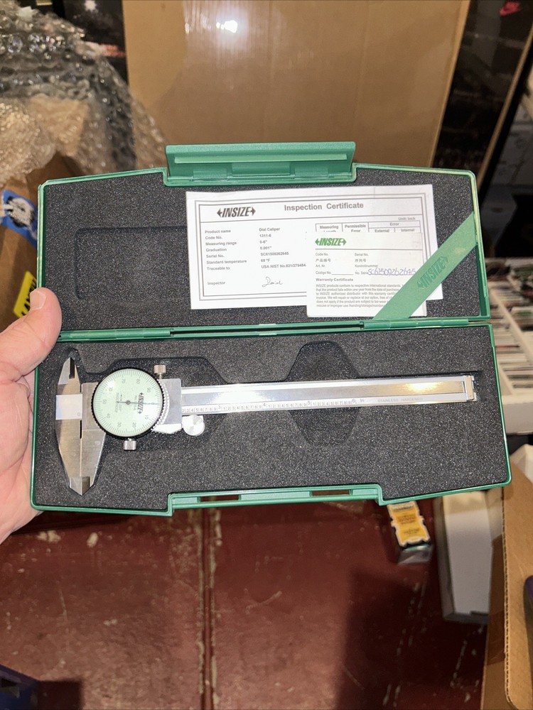 1311-6 Insize 6” Dial Caliper .001”