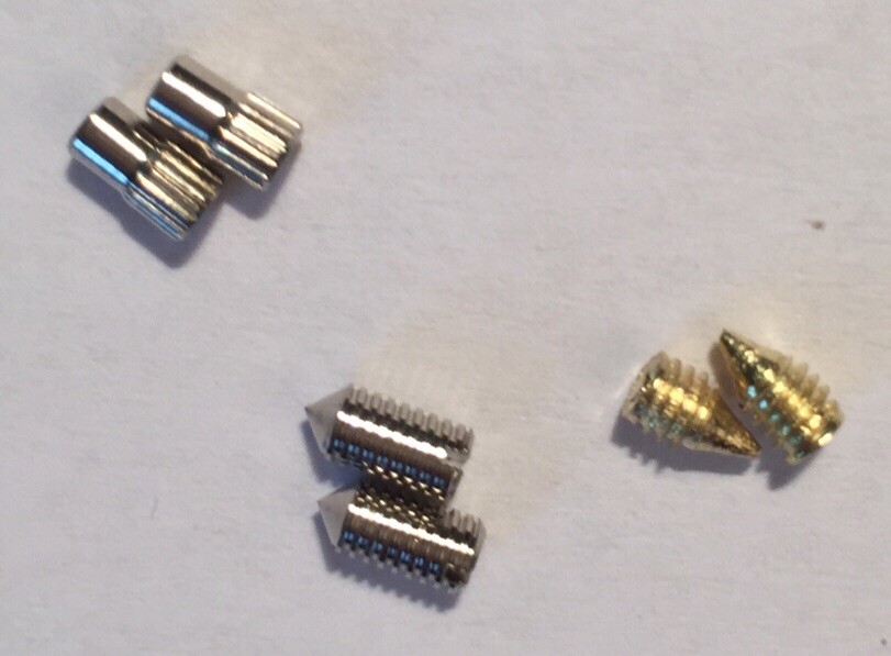 Belt Tip Replacement Screws 6 pack Different Lengths and Styles !!
