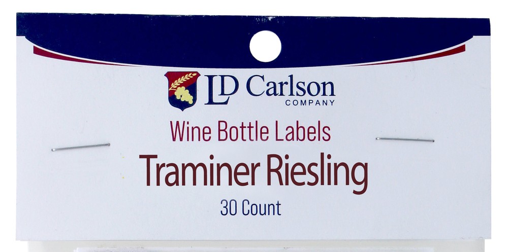 Traminer Riesling Wine Labels 30/Pack Varietal Collection