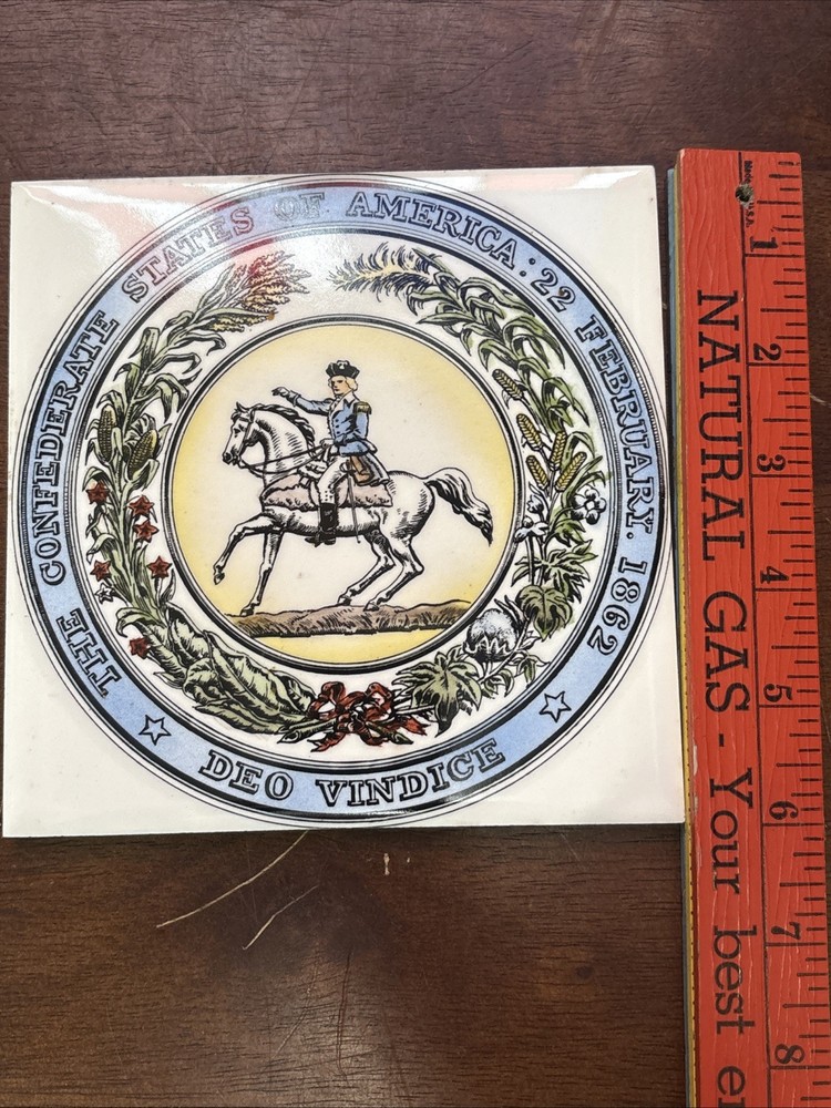 Confederate Plaque/Trivet/Tile Delano Studios
