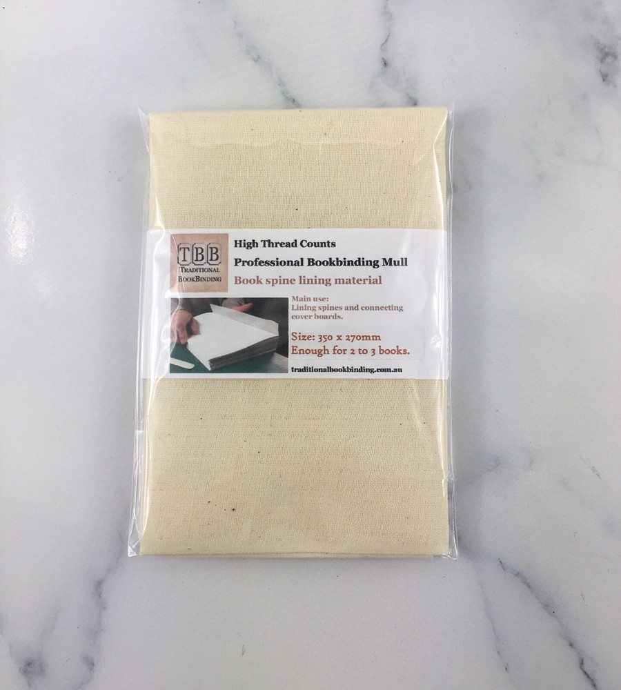 TRADITIONAL BOOKBINDING- Bookbinding mull for book spine- High Thread Count