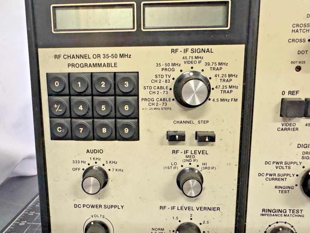 Vintage Sencore VA62 Universal Video Analyzer – USA – Untested