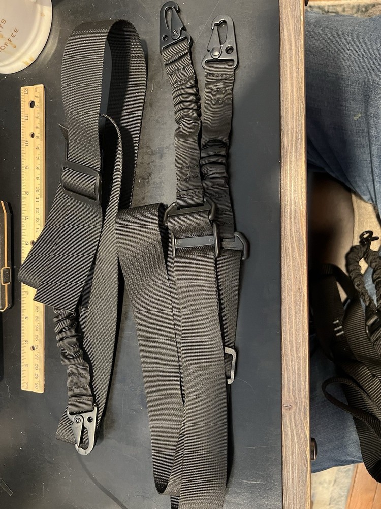 Various slings Single Point and Dual Point.