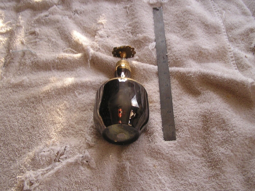 Vintage Perfume Bottle with Flower Atomizer