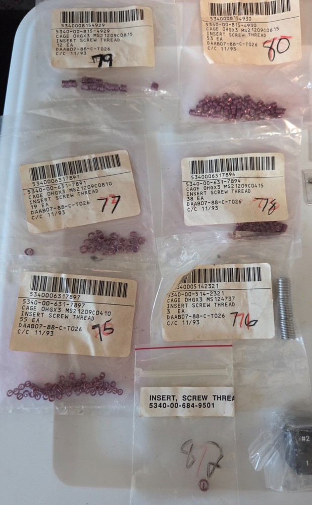 Heli Coil (mix match) kits