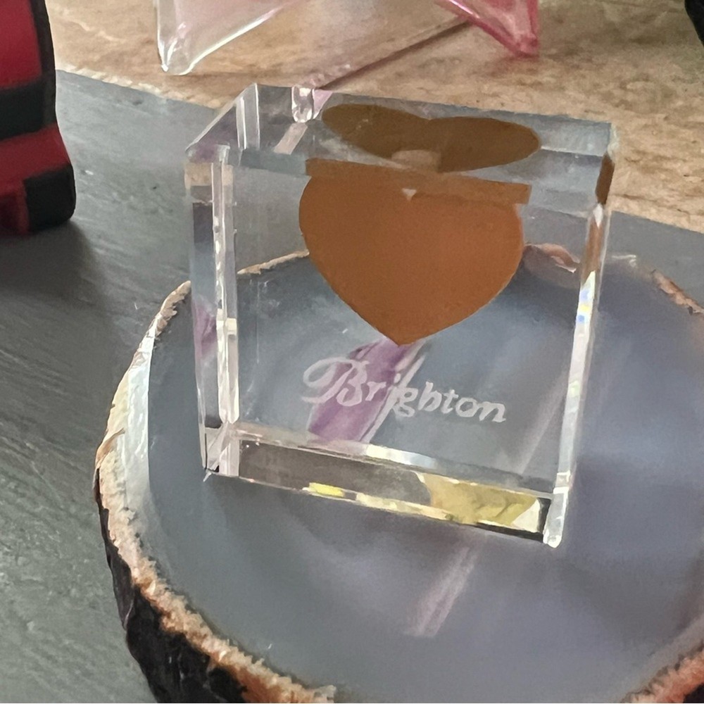 Brighton Gold Heart Paperweight