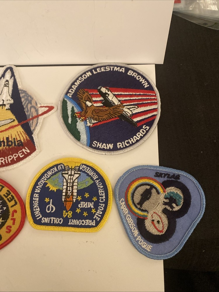 NASA 7 PATCH LOT!!!