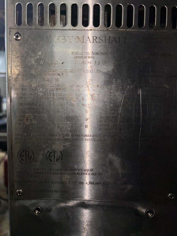 Middleby Marshall WOW! PS670G Double Stack 32" Conveyor Pizza Oven
