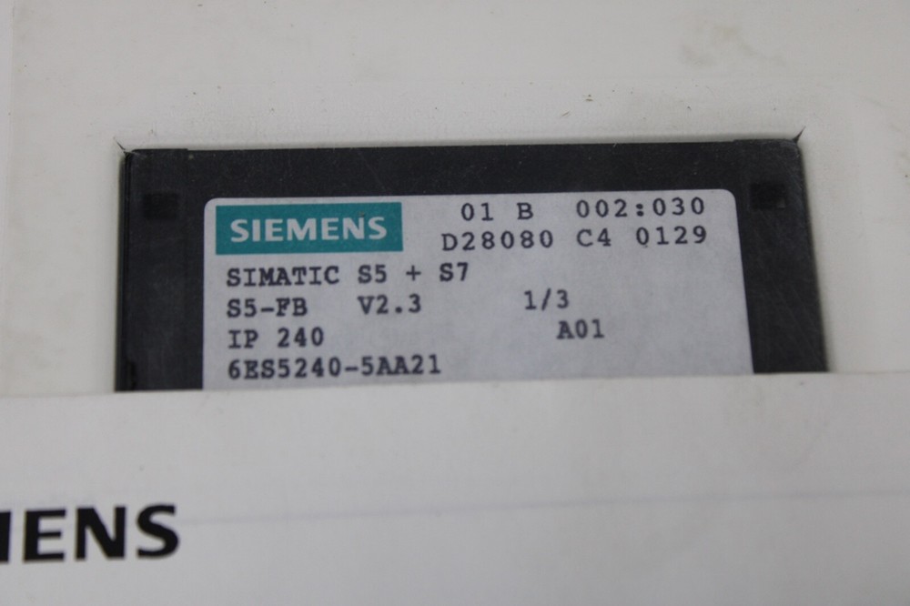 Siemens 6ES5240-5AA21 IP240 Configuration Package A01 Software OPEN BOX