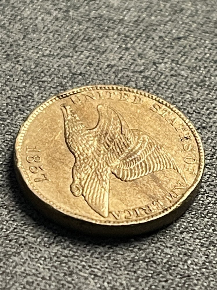 1857 FLYING EAGLE CENT (#121)