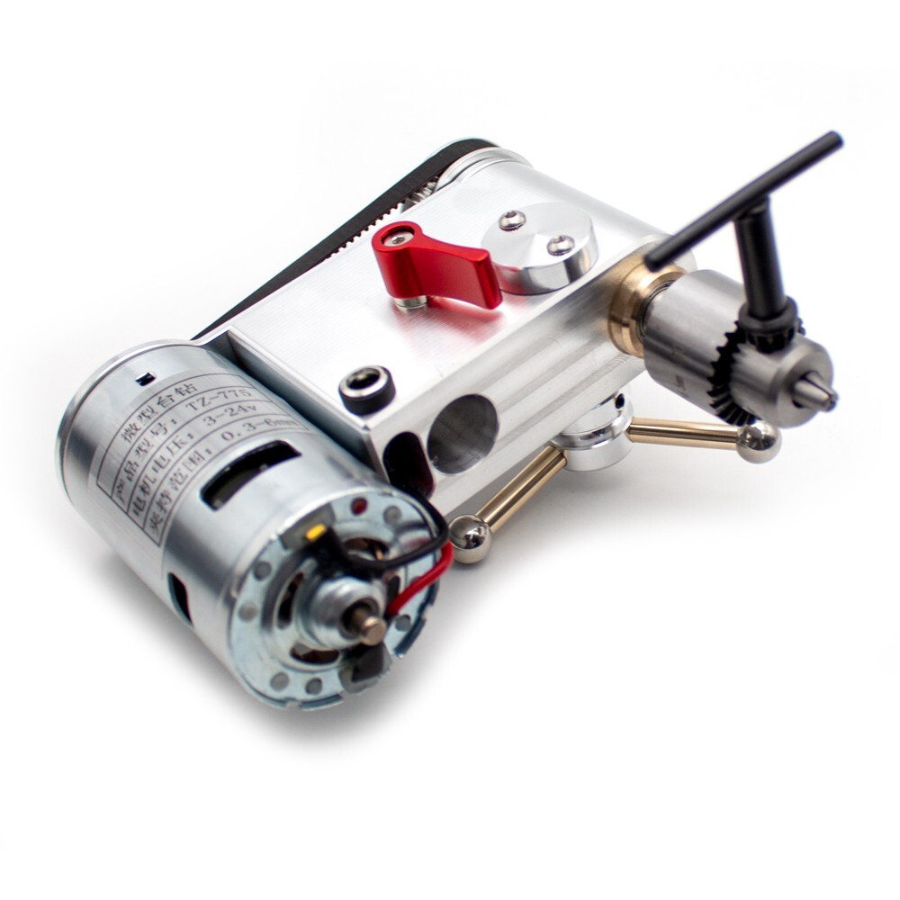 Micro Bench Drill 0.3-6MM Drilling Machine Watch Repair Tools with Power Adapter