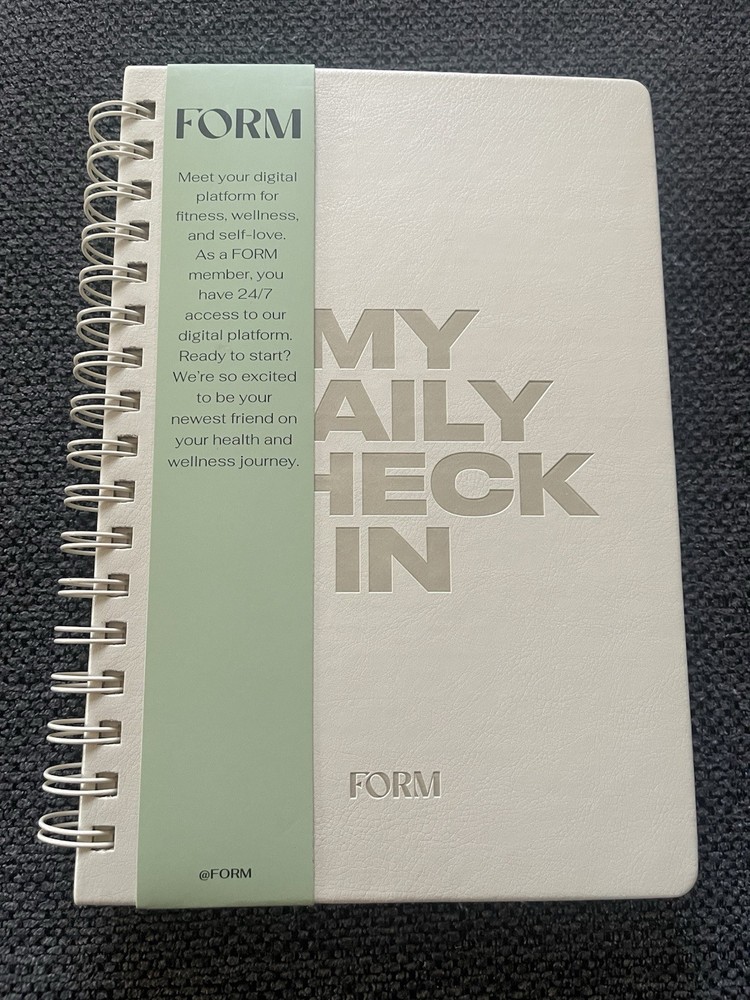 FORM  My Daily Check In Wellness Planner