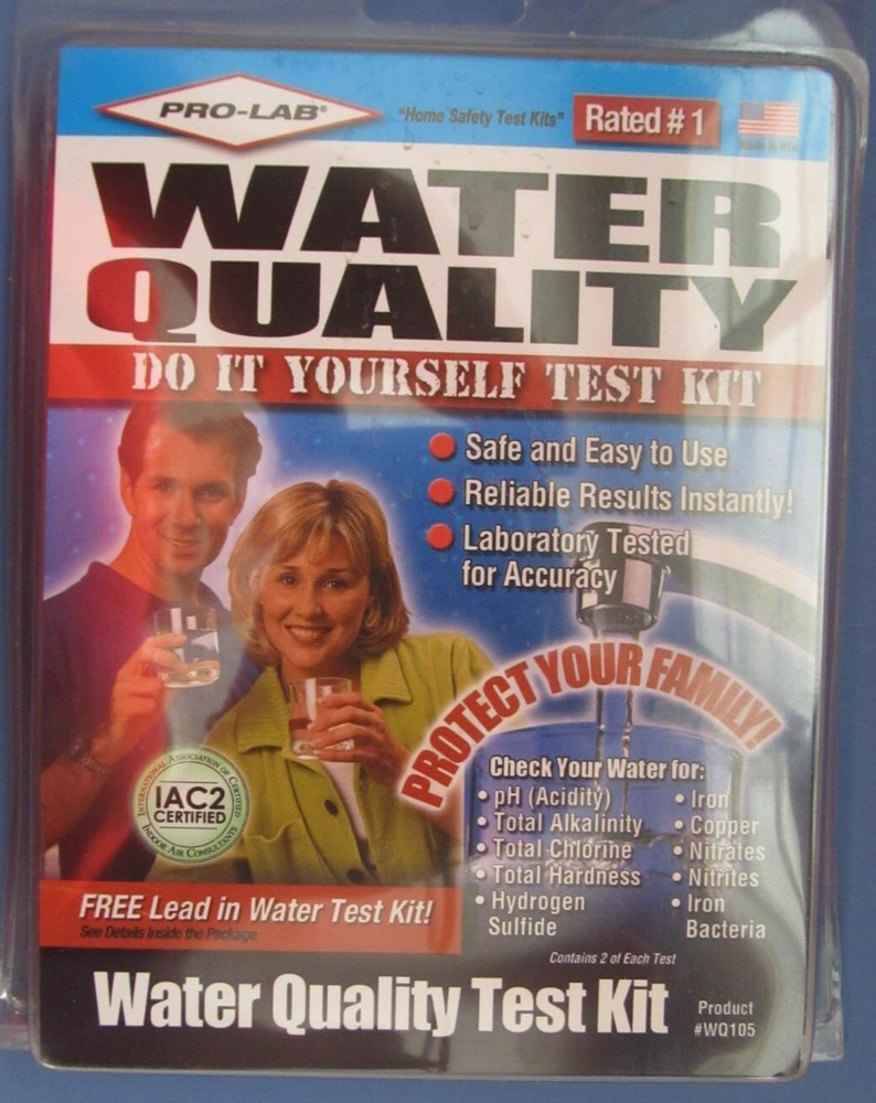 PRO-LAB Water Quality Test Kit Product  WQ105.   NEW