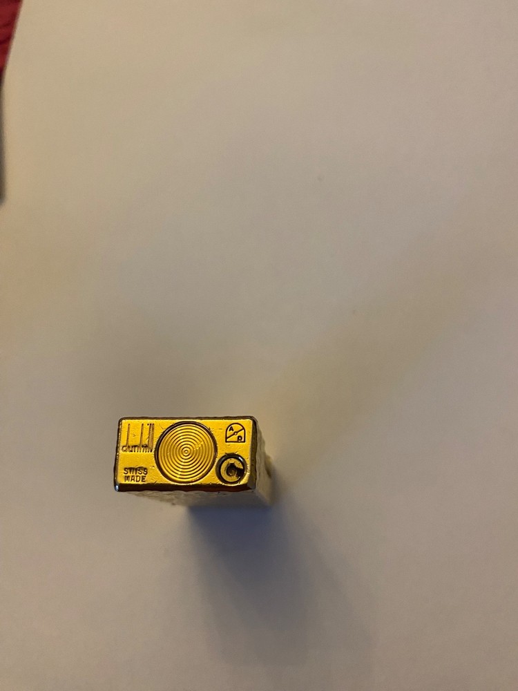 Dunhill golf plated lighter vintage