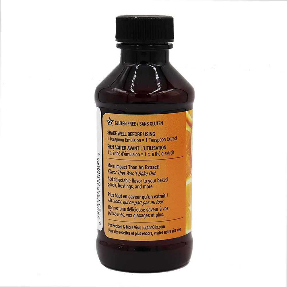 Lorann Orange Bakery Emulsion, 4 Ounce Bottle