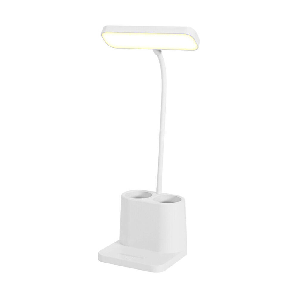 Dimmable LED Desk Light Touch Sensor Table Bedside Reading Lamp USB Rechargeable