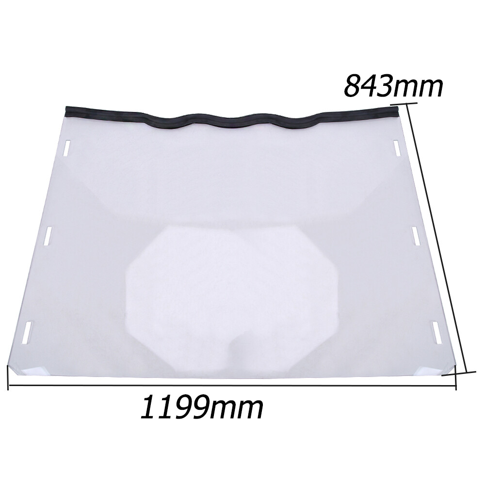 For 2012 2013 2014 Polaris Ranger 800 Midsize Scratch-Resistant Full Windshield