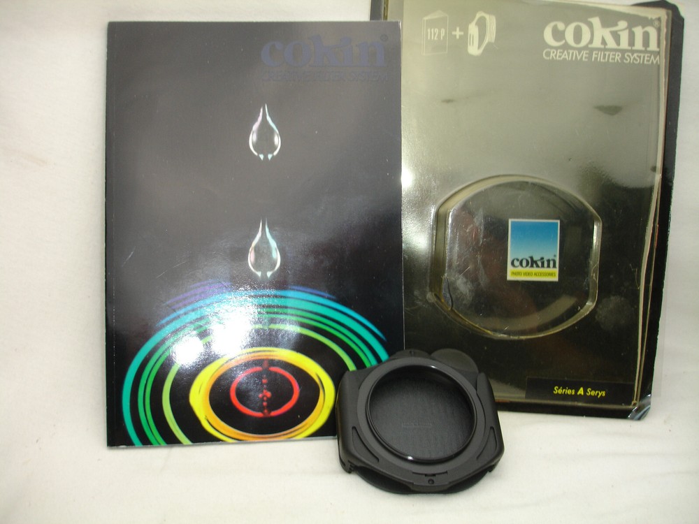 COKIN creative Filter System Guide Catalog Book Brochure Manual + adapter / ring