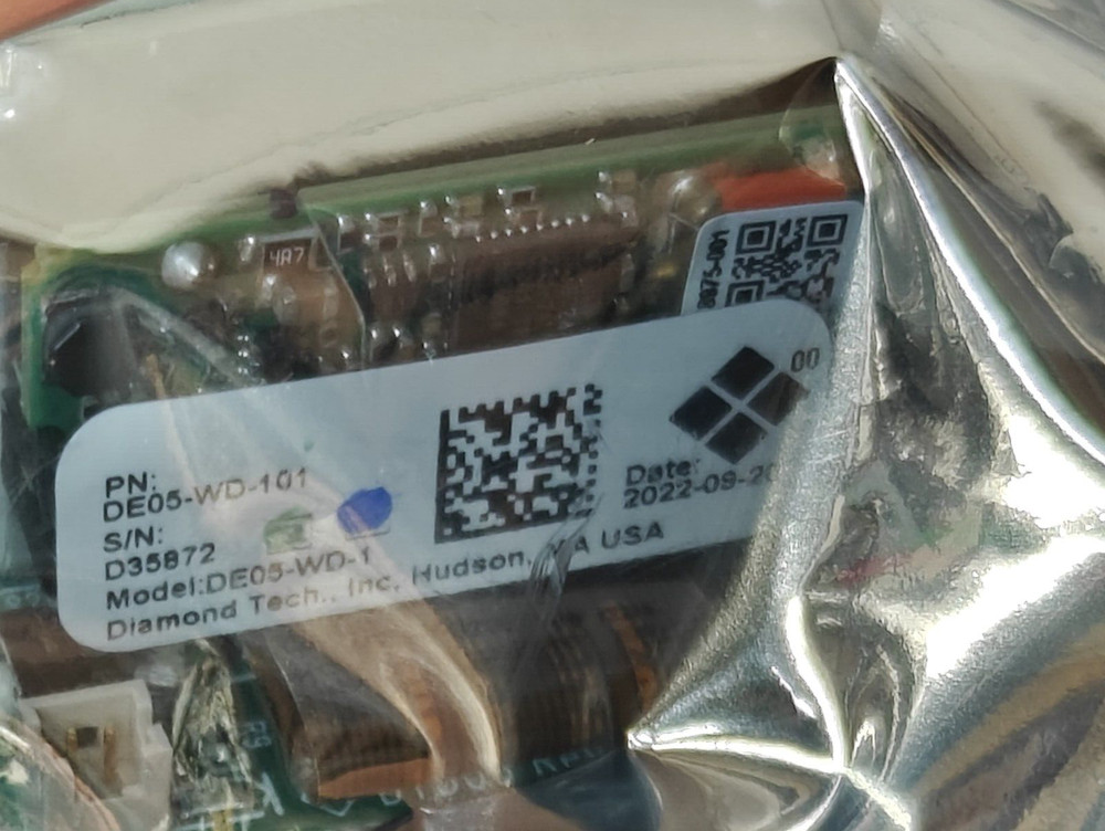 DIAMOND TECHNOLOGIES DE05-WD-101 ,Ultra compact based barcode scan +CAB-DSE-013