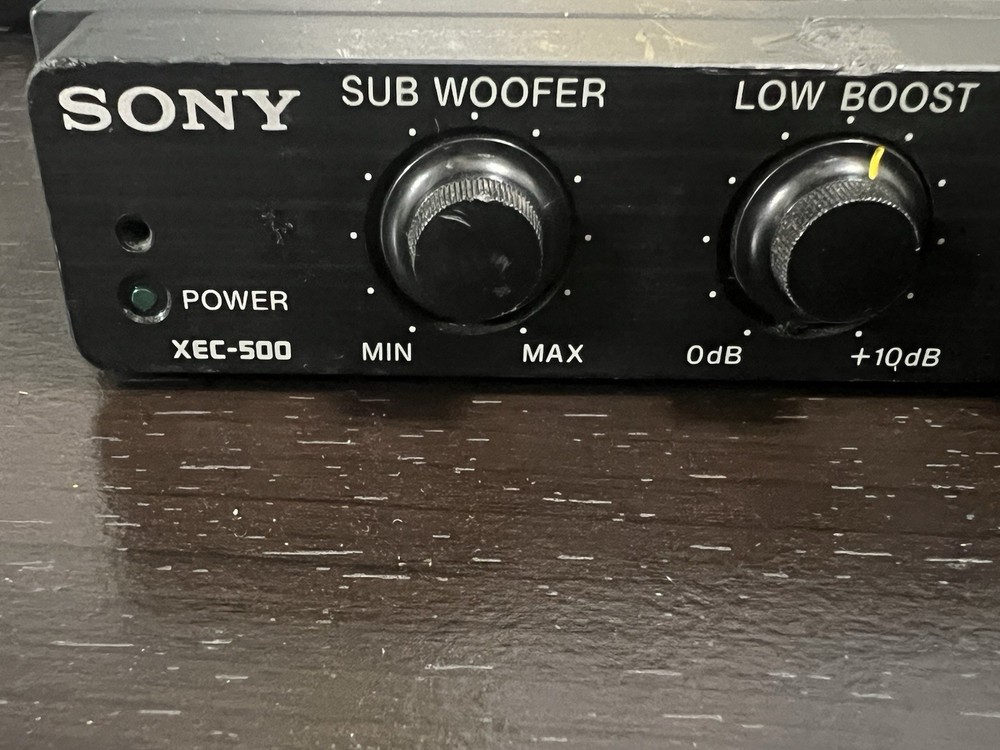 Old School Sony XEC-500 Equalizer