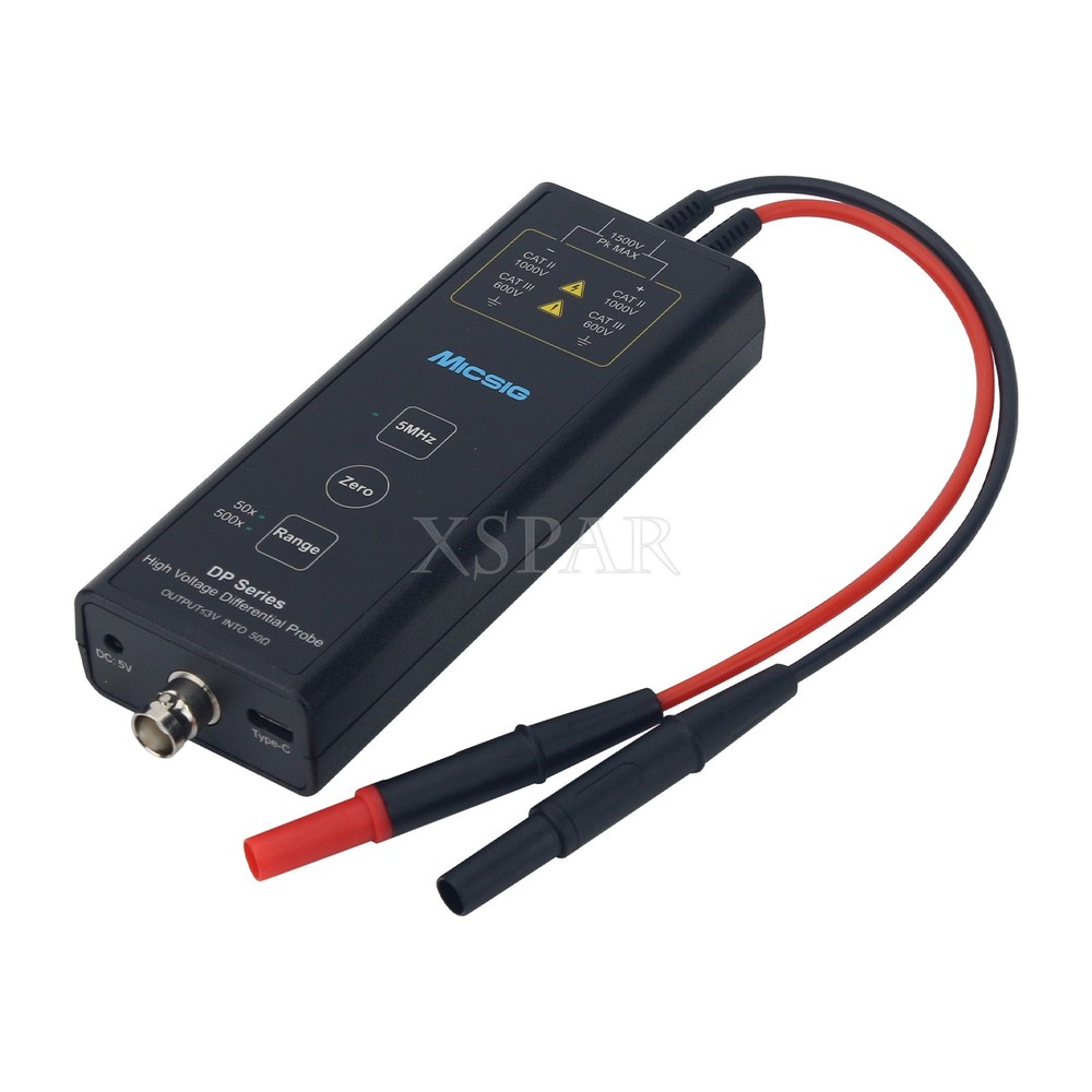 Micsig Optional model Differential Probe Dual Range Selection Oscilloscope Probe