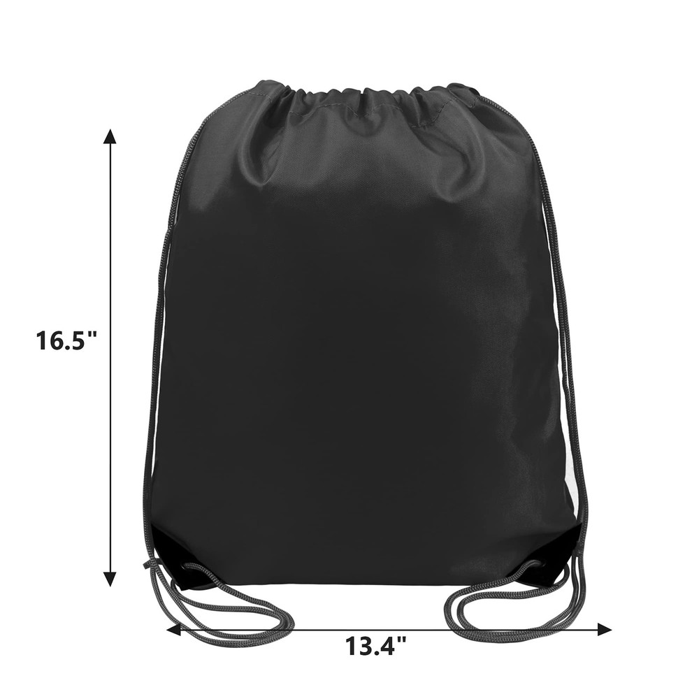 BeeGreen 30 Pieces Black Drawstring Bags Cinch Bulk String Large,