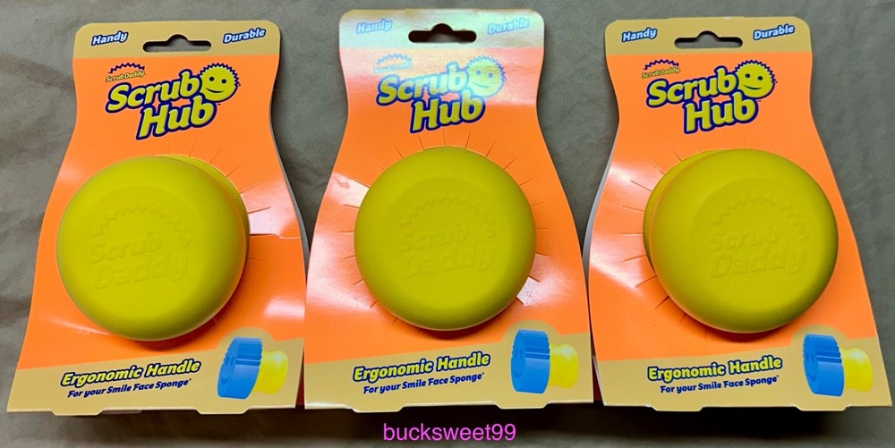 ScrubDaddy Scrub Hub for Your Smile Face Sponge - 3-PACK