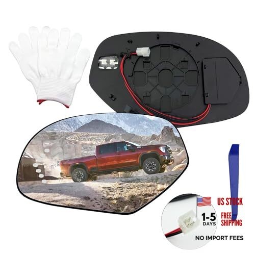 Left Driver Side Replacement Mirror Glass For 2009 2010 2011 left driver side