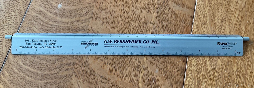 RAPIDRULE 6-WAY ACRHITECT SCALE