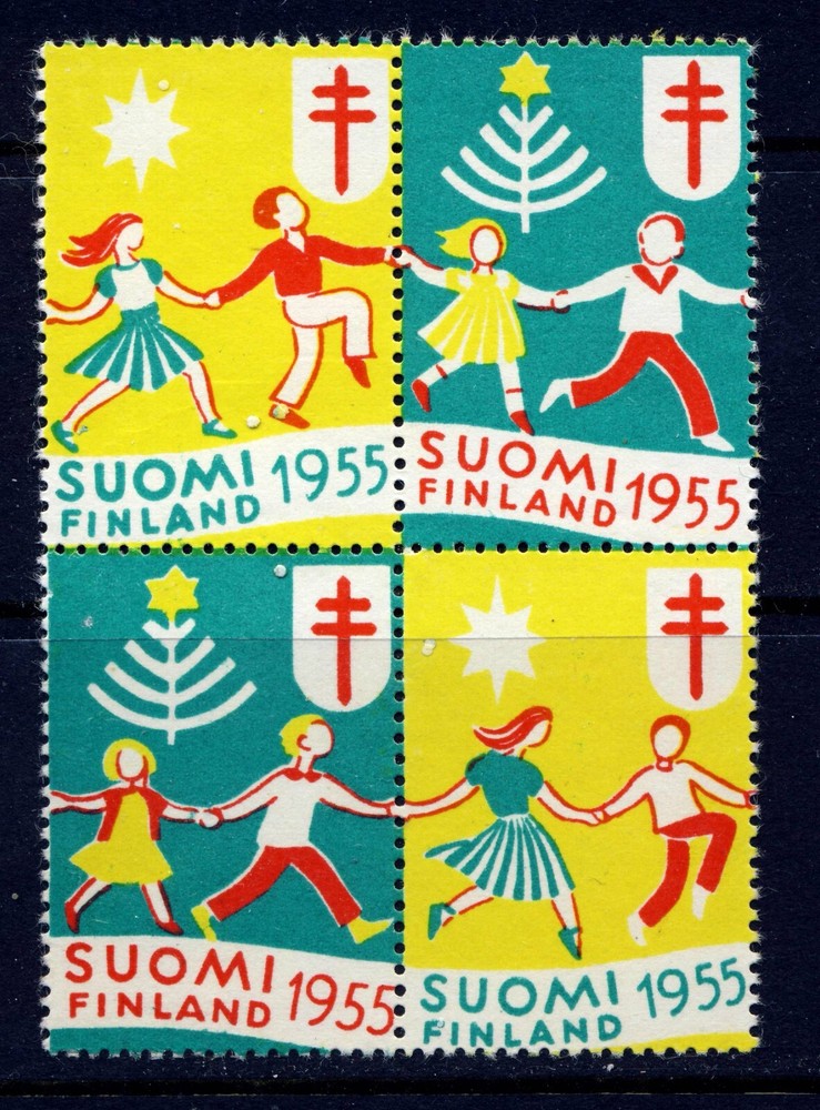 FINLAND 1955 Christmas Seal . Mint Never Hinged