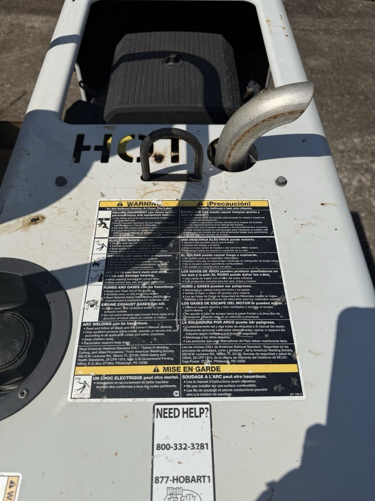 Hobart 10000 Welder/Generator. 620 Hours