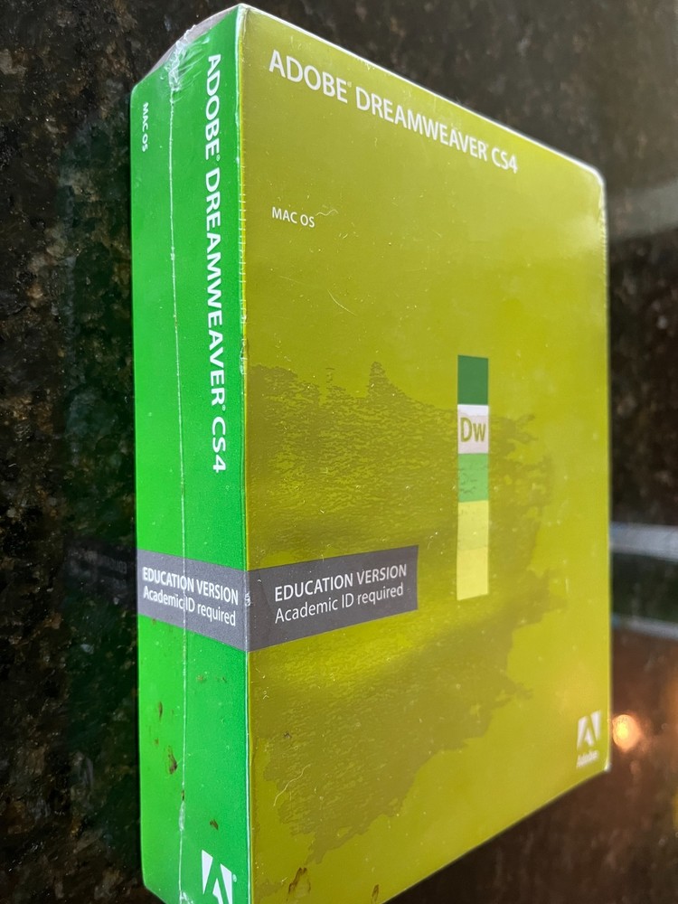 Adobe Dreamweaver CS4 for MAC OS Educational Version
