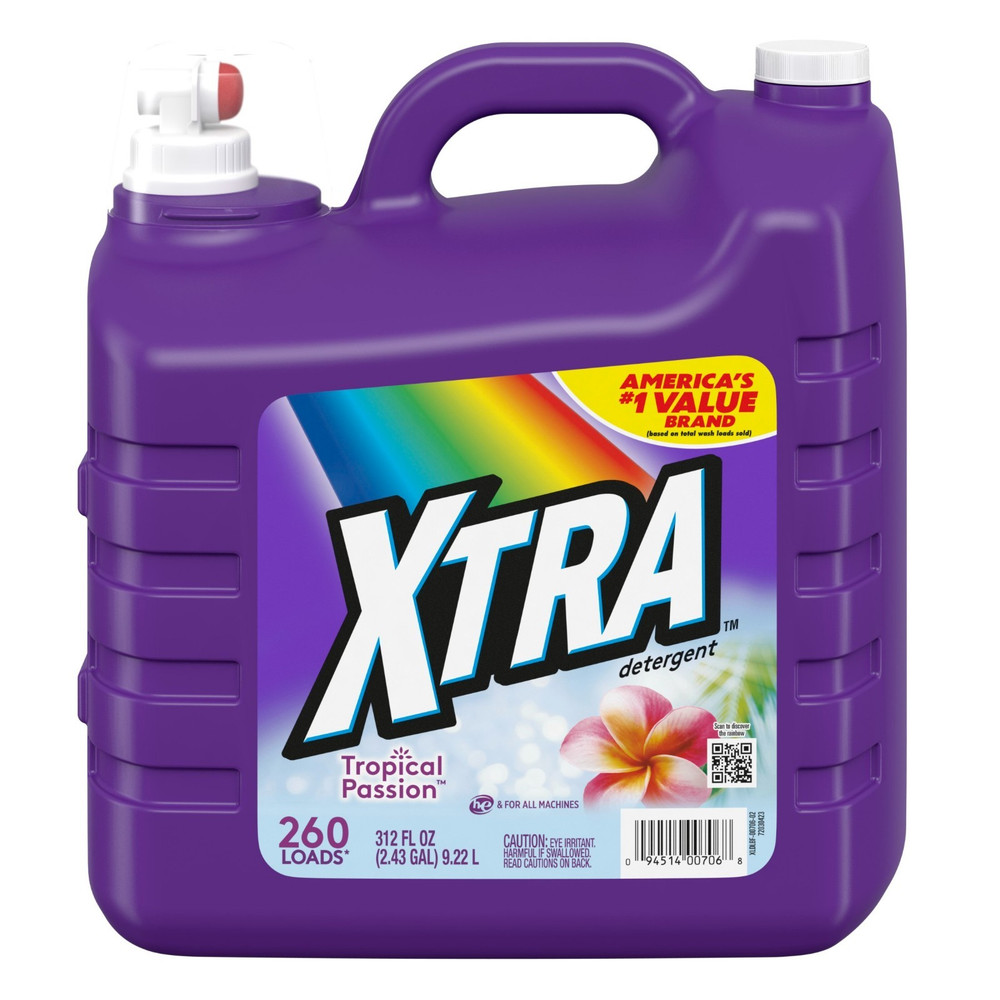 Tropical Passion, 260 Loads Liquid Laundry Detergent, 312 Fl Oz