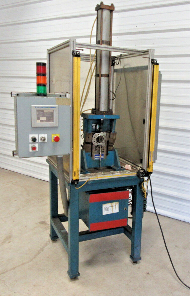 Puritan Pneumatic Press Stake Nut Assembly Machine Allen Bradley Panelview 600