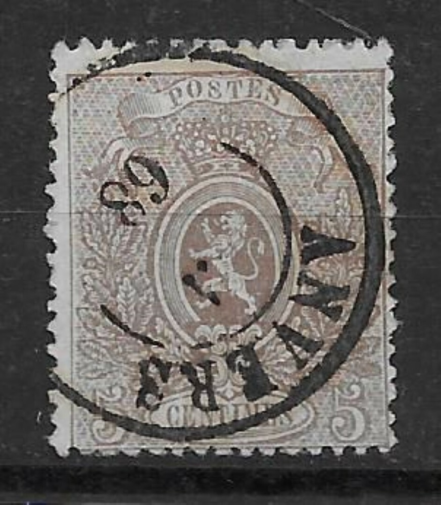 Belgium - 1866/7 - COB 25A - SCOTT 26 - NICE - Used -
