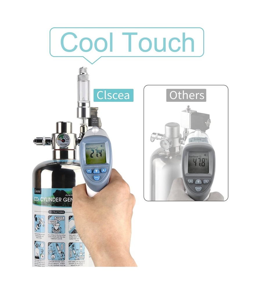 Aquarium CO2 Generator Kit Double Pressurization Enhanced Version Max for 400...