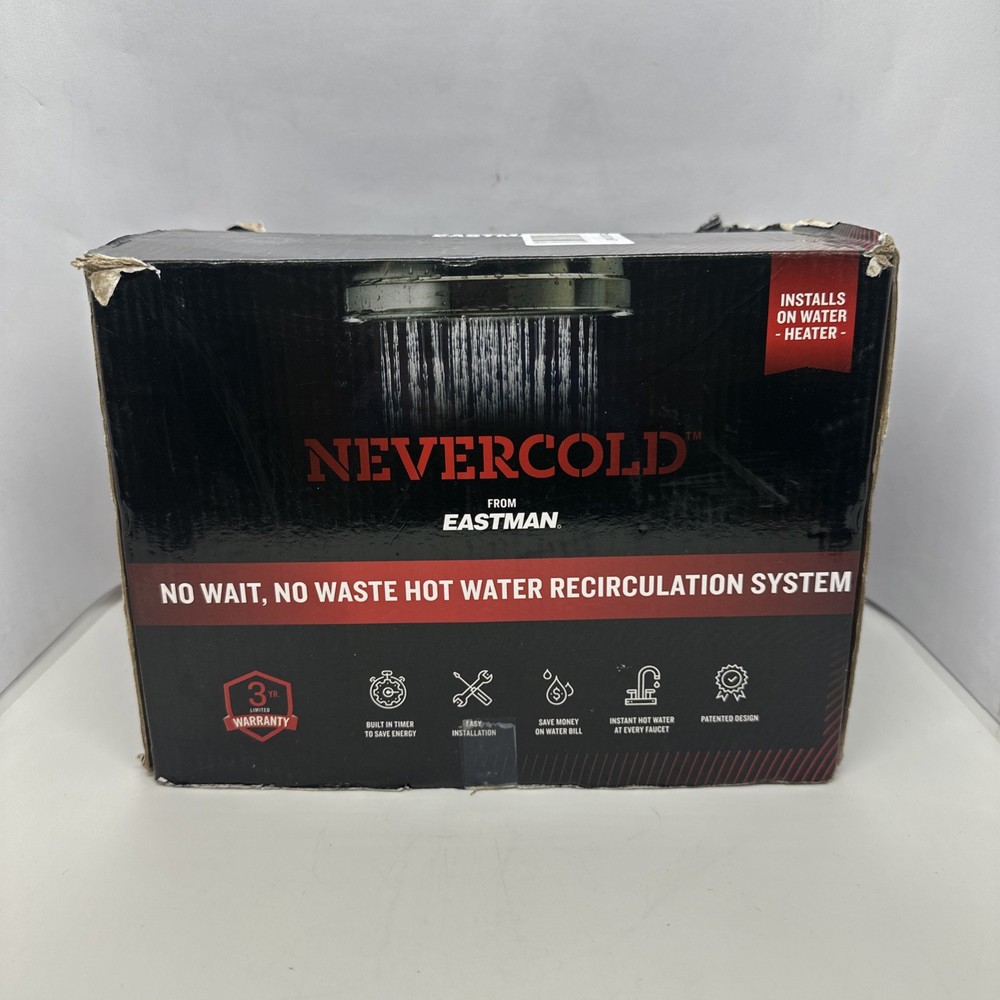 EZ-FLO 70600 Nevercold Hot Water Recirculating Pump Kit - Black