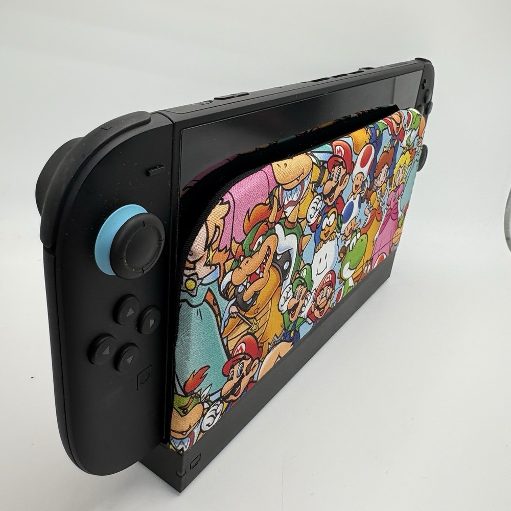 Nintendo Switch 2 Dock Cover Screen Protector Sleeve Mario DK Bowser Yoshi Toad
