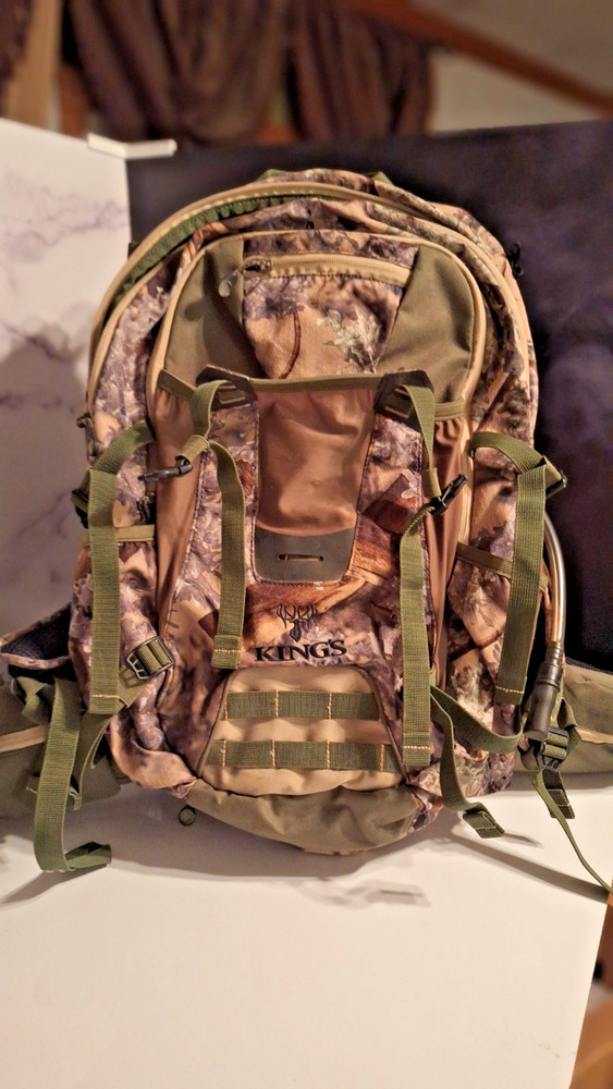 Kings Camo Mountain Shadow 1800 Core Hunter Day Pack Backpack