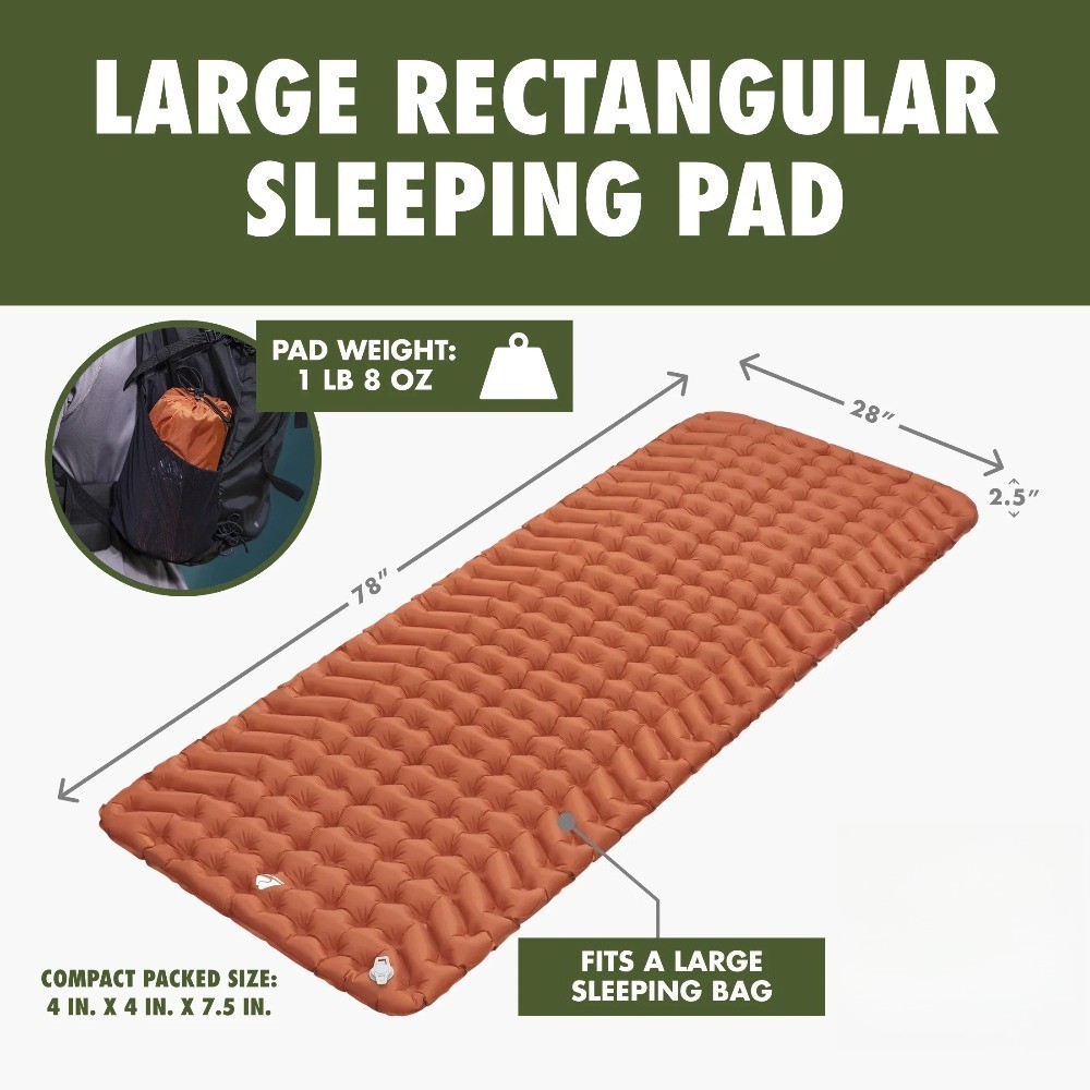 Large Rectangular Sleeping Air Pad