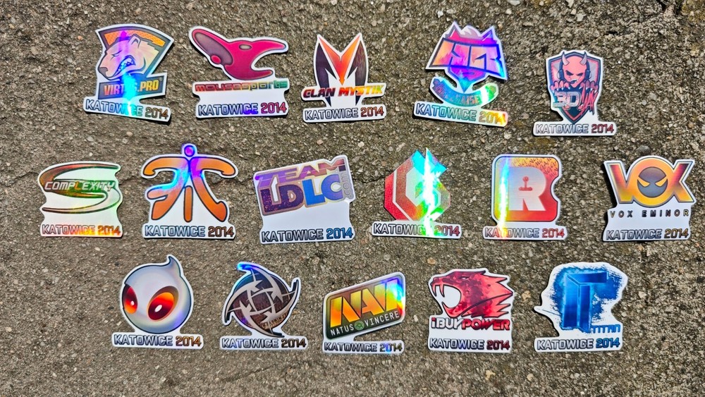 Katowice 2014 Holo Sticker Set CSGO CS Counter CS2 Strike (Holo Effect)